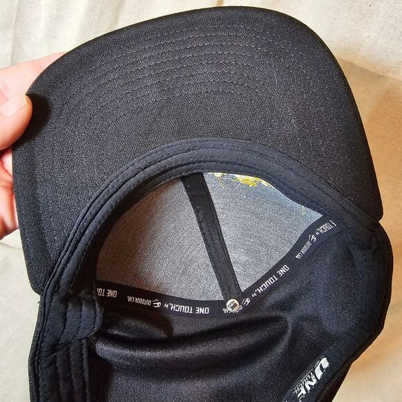 5 Hour Energy One Touch Seam Free Hat Outdoor Cap Black M/L Brim Sticker - Picture 6 of 6